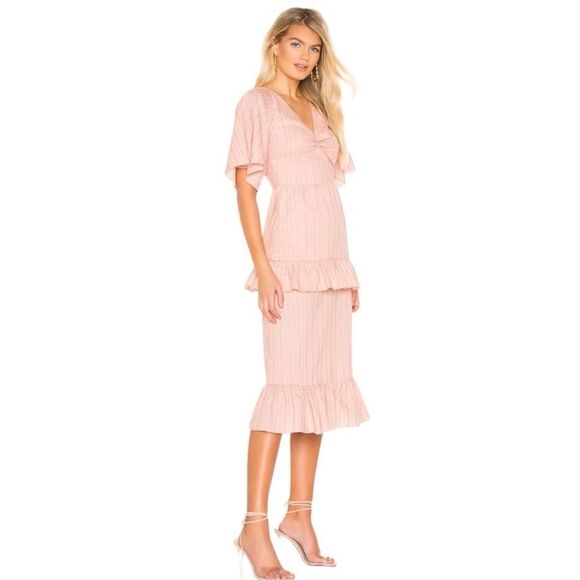 NWT Tularosa Everly Linen Blend Dress - Picture 2 of 10